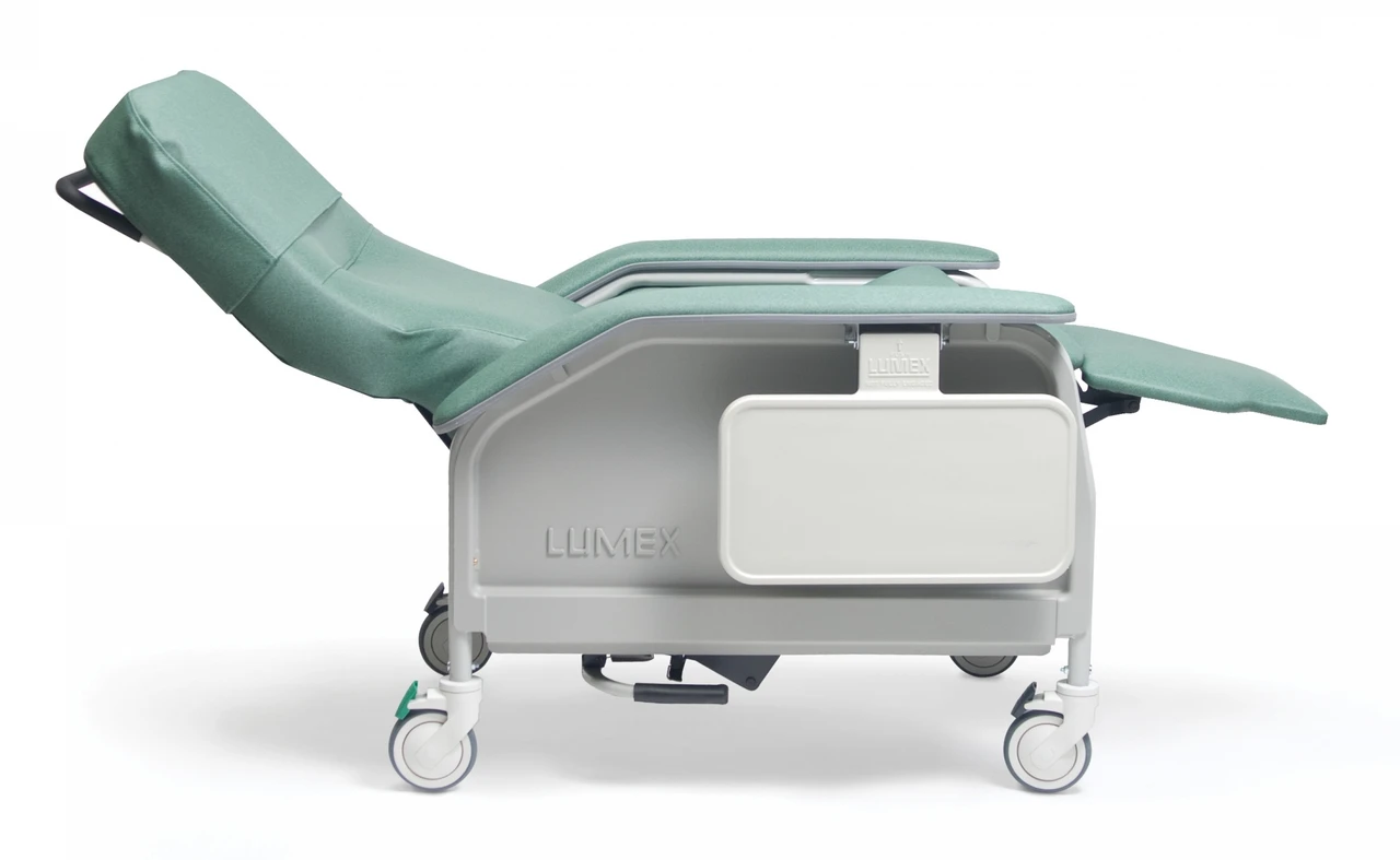 Lumex Deluxe Clinical Care Recliner Half Reclined