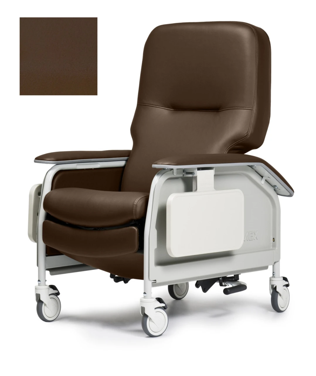 Lumex Deluxe Clinical Care Recliner Chestnut