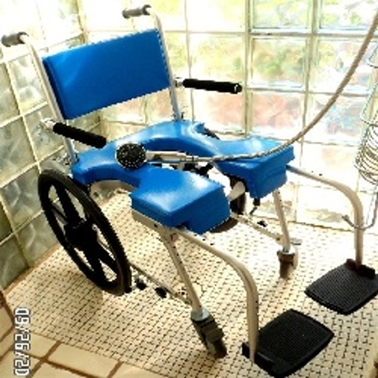 Go-Anywhere Self-Propelled Commode and Shower Chair