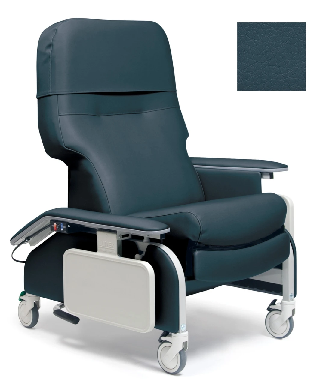 Lumex Deluxe Drop-Arm Clinical Care Recliner Jet