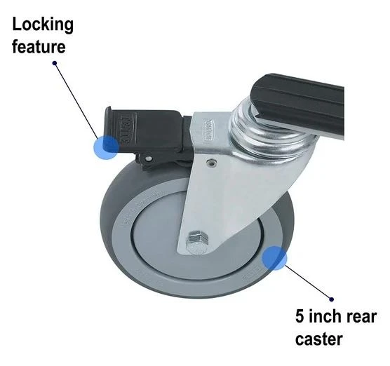 Medline ComfortEZ Clinical Recliner 5-inch Caster