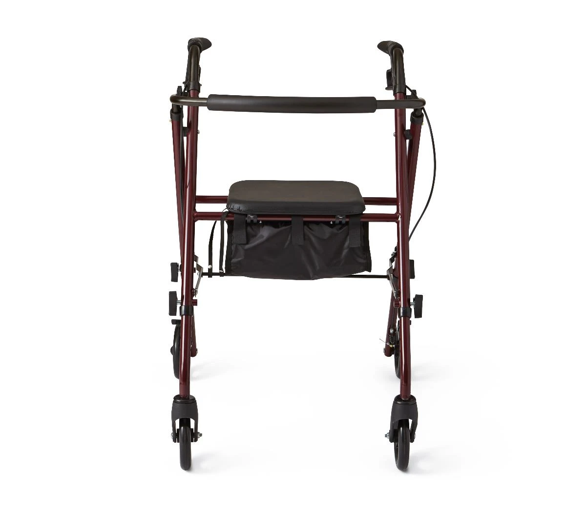 Medline Basic Steel Rollator Back View