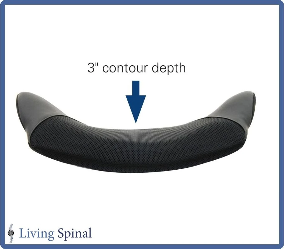 Matrx MX2 Carbon Fiber Backrest by Motion Concepts Product Contour Depth Living Spinal