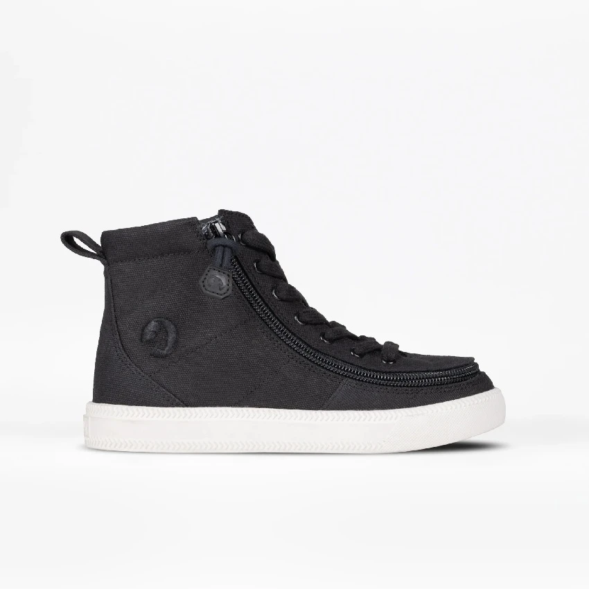 Adaptive Kids BILLY Classic Lace High Tops_Black/White