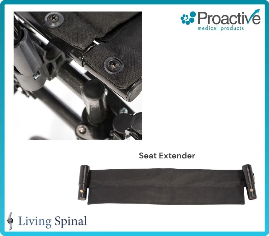 Proactive Chariot IV K4 Easy to Adjust Seat Extension Living Spinal