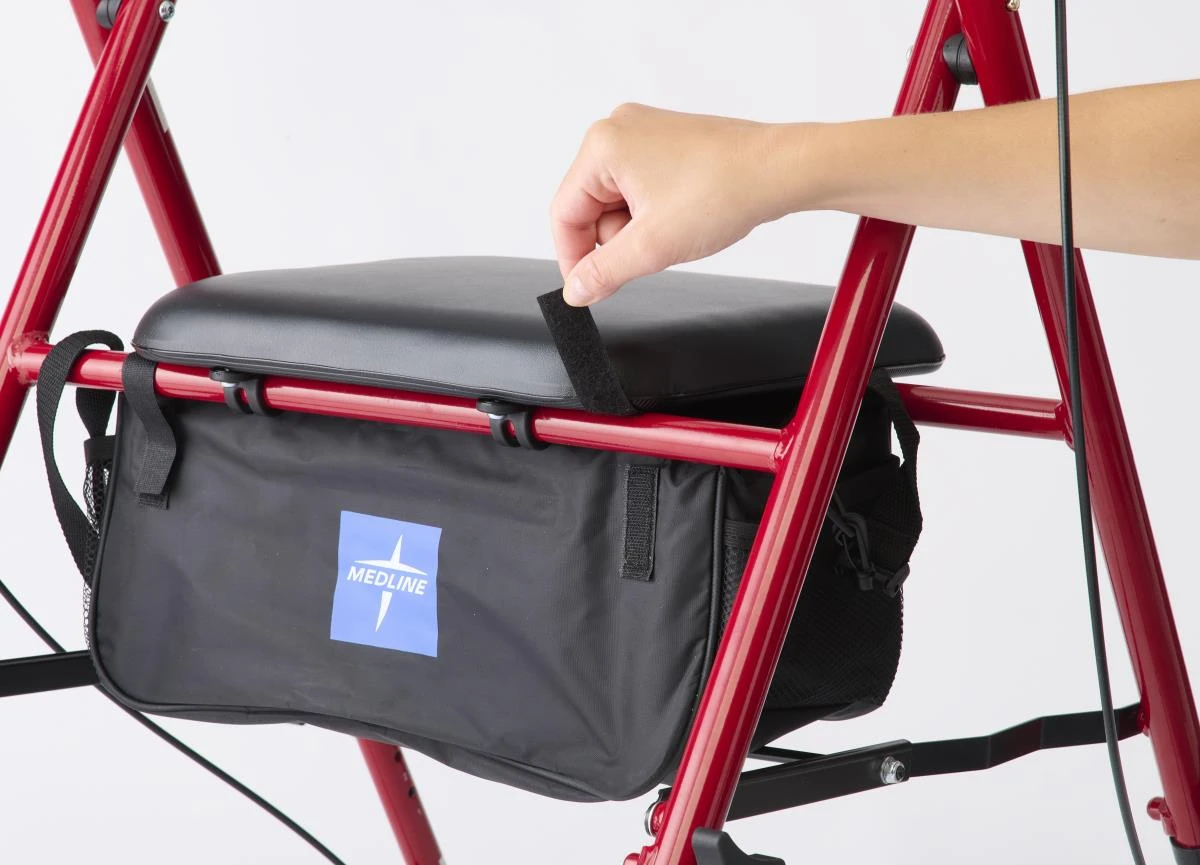 Medline Superlight Aluminum Rollator Padded Seat