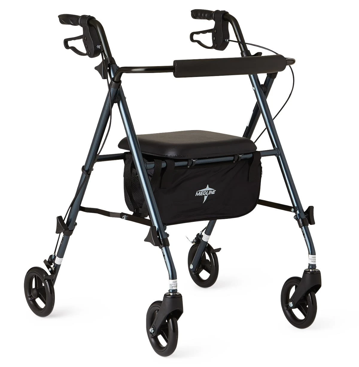 Medline Superlight Aluminum Rollator Blue