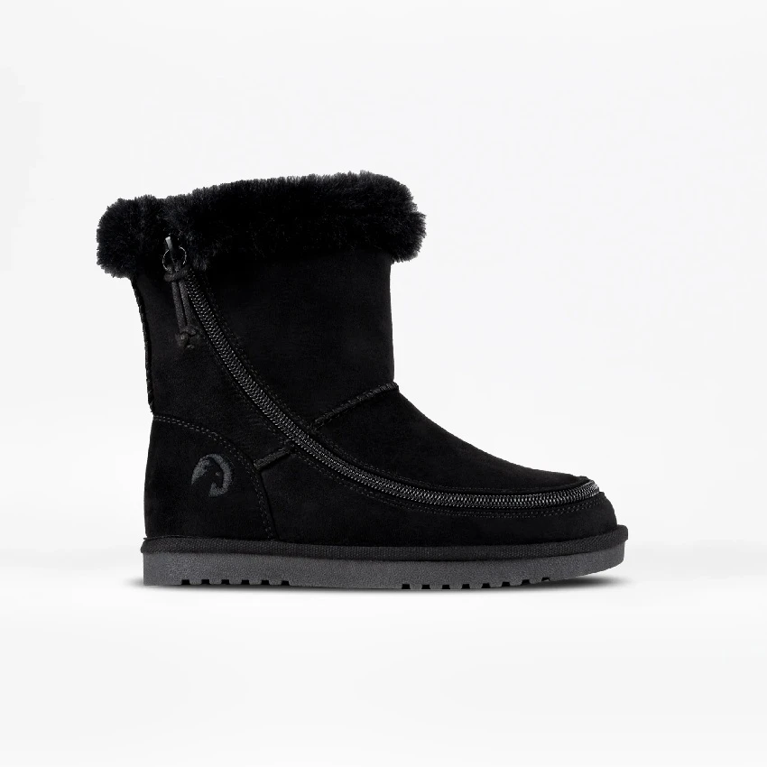 Adaptive Kids BILLY Cozy II Zipper boot_Black