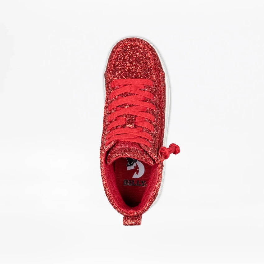 Adaptive Kids Glitz BILLY CS High Tops Adjustable and Functional Laces