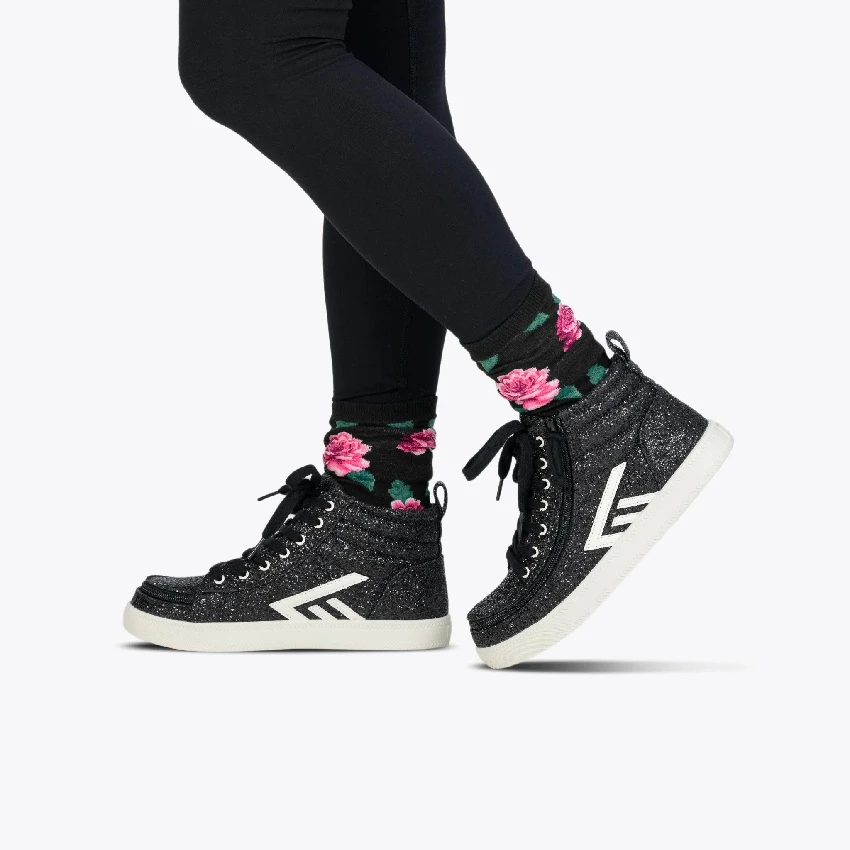 Adaptive Kids Glitz BILLY CS High Tops Full Wrap Zipper