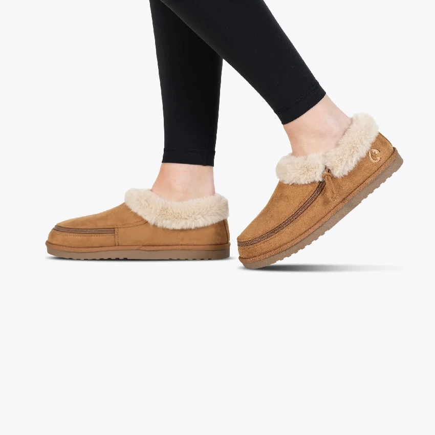 Adaptive Kids Chestnut BILLY Cozy Slipper Full Wrap Zipper