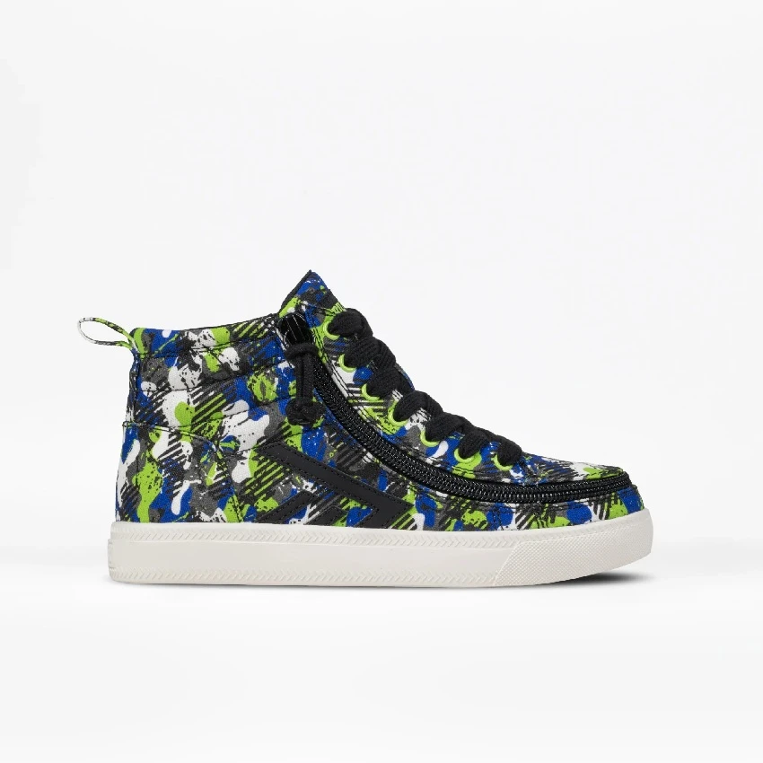 Adaptive Kids BILLY CS High Tops_Neon Camo