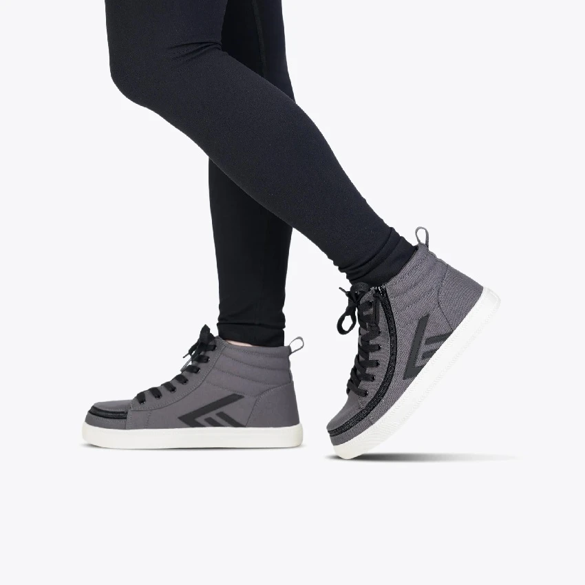 Adaptive Kids BILLY CS High Tops_Neon Camo Full Wrap Zipper