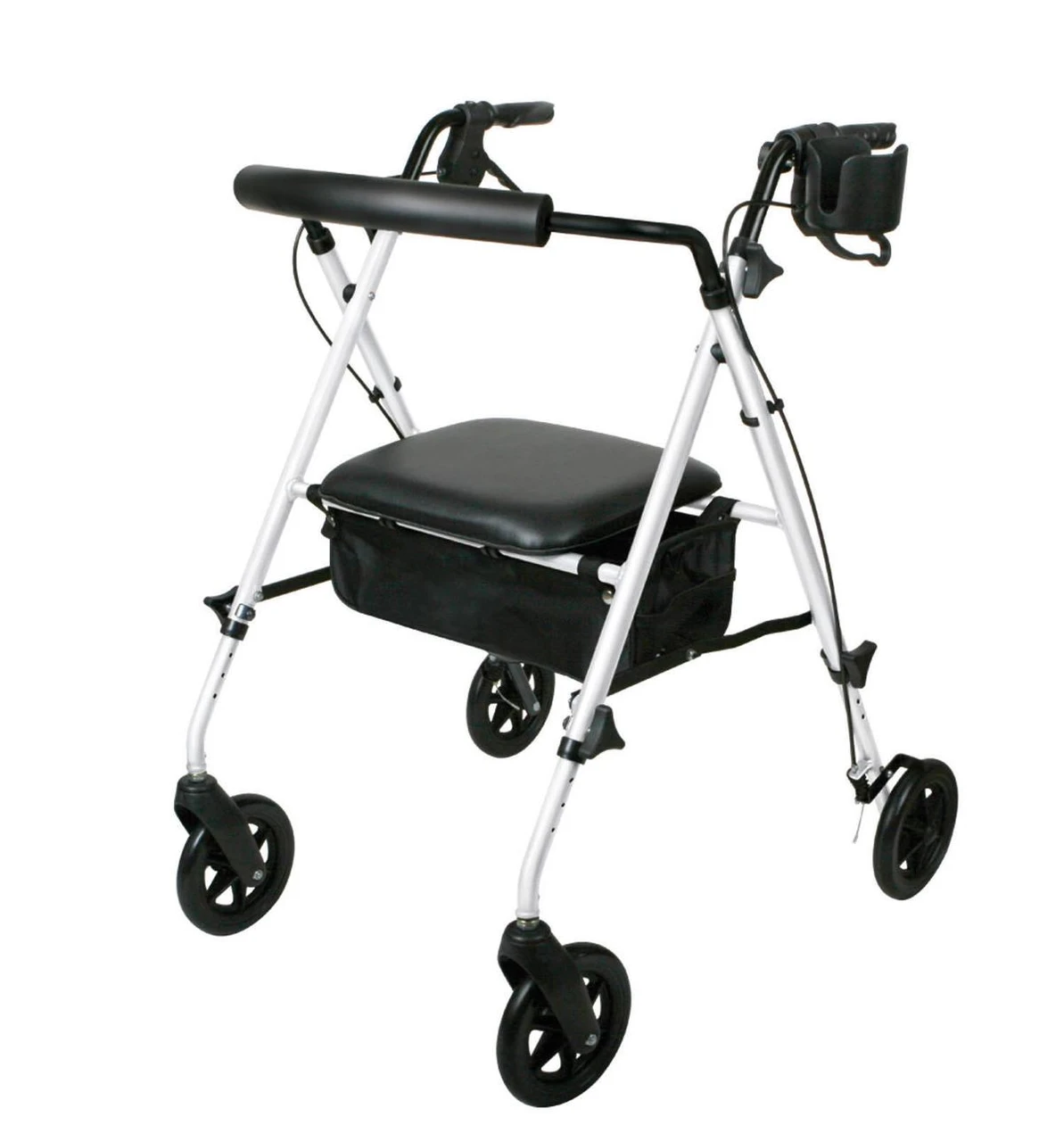 Medline Luxe Wide Aluminum Rollator