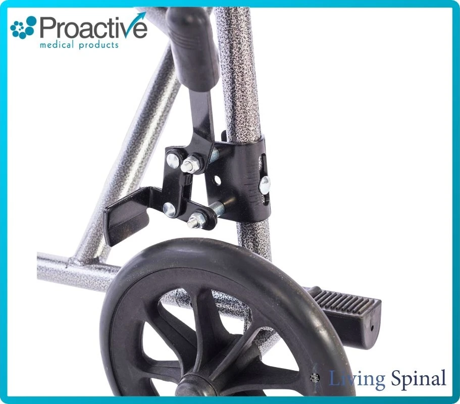 Proactive Astra Steel Transport Chair Push-to-Lock Wheels Living Spinal