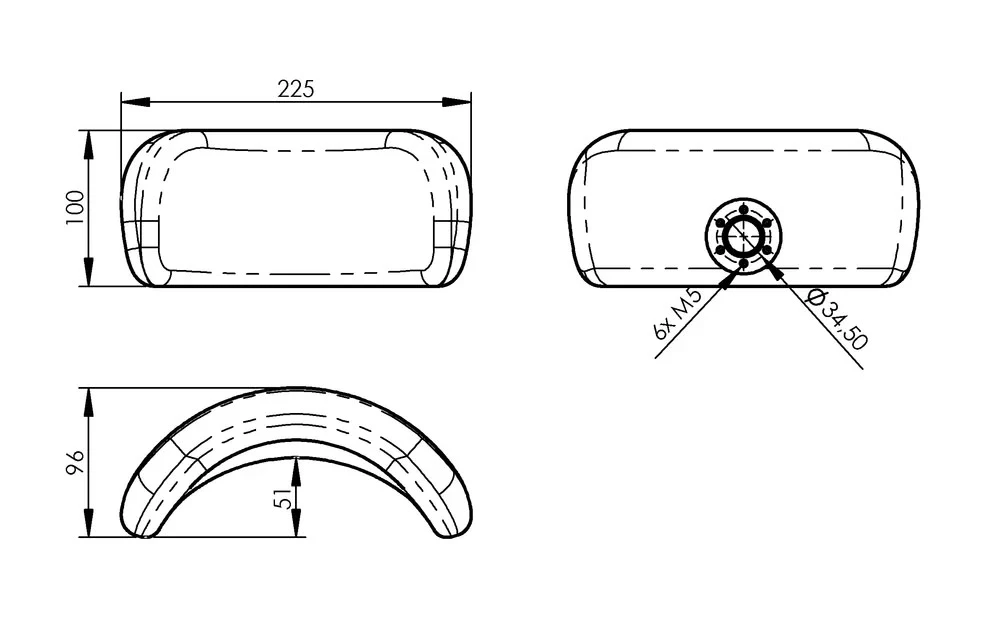 Head Support Small Measurement Guide