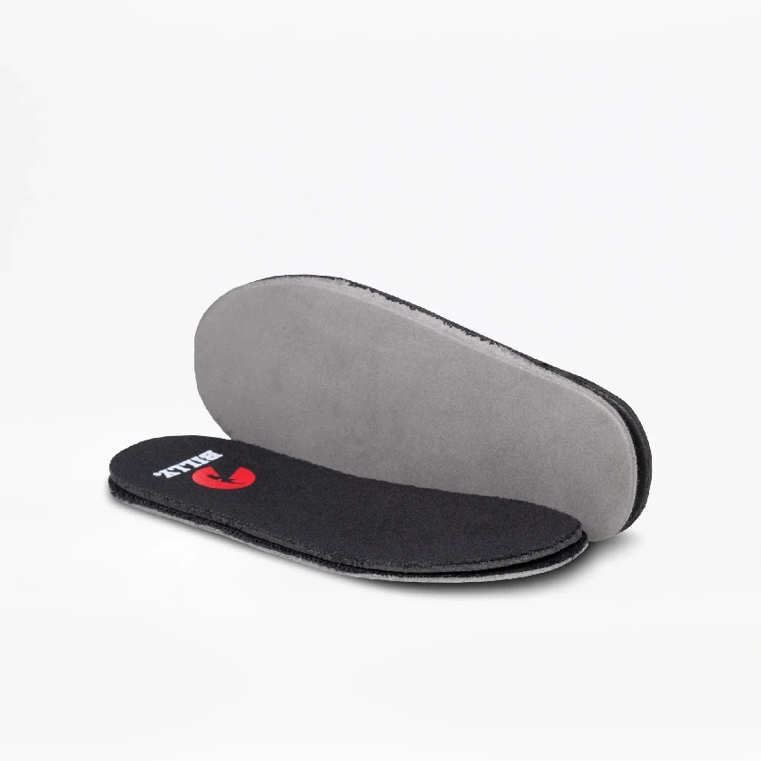 Adaptive Kids Black Leather BILLY Classic D|R II Low Shoes_Removable Insole