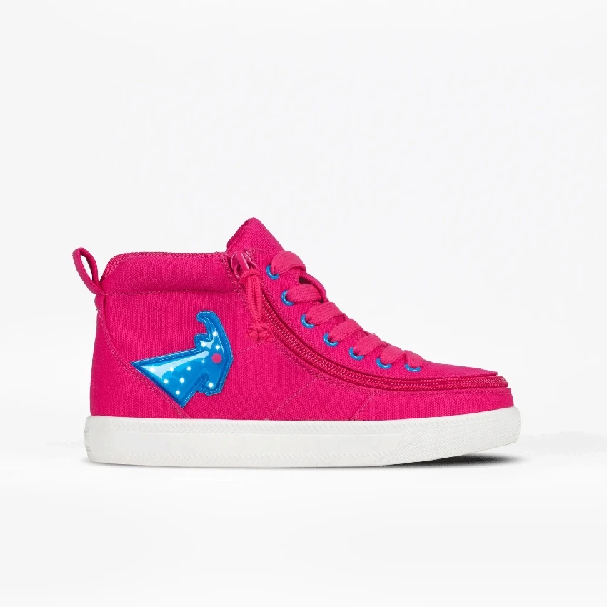 Adaptive Kids Light Ups BILLY Classic D|R High Tops_Pink/Blue