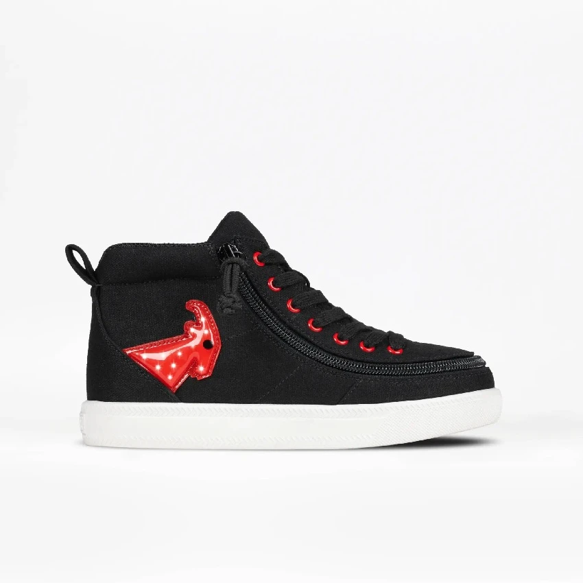 Adaptive Kids Light Ups BILLY Classic D|R High Tops_Black/Red