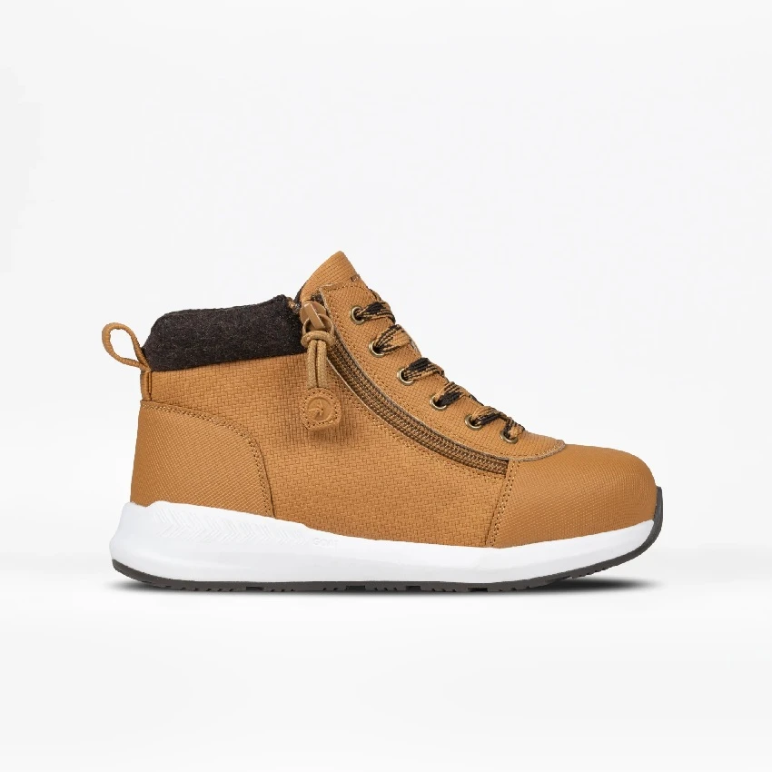 Adaptive Kids Rugged Billy Goat DZ High Tops_Tan
