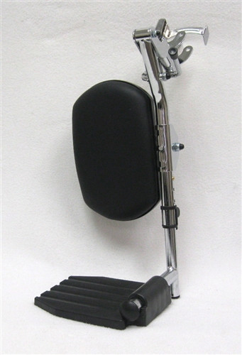 TOP LATCH STYLE ELEVATING LEGREST W/CALF PAD Push Button Adjustable Fits Invacare/Drive Hemi