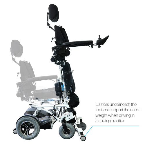 phoenix standing wheelchair caster support