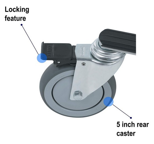 Invacare Reliant 450 Casters Living Spinal