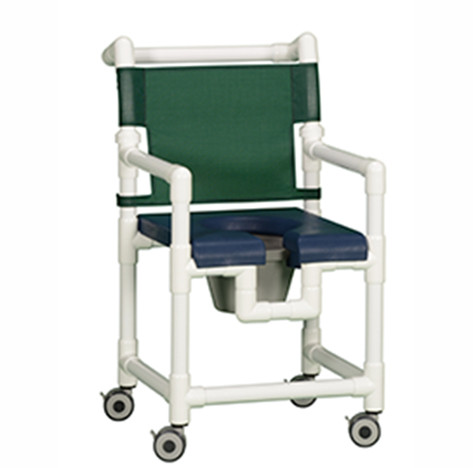 Deluxe Open Front Shower Chair Commode SC717 P