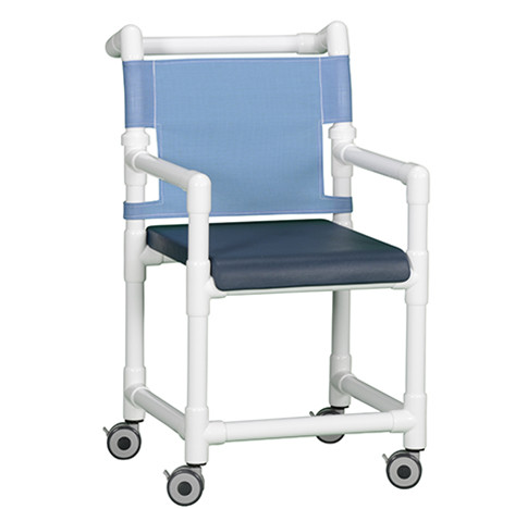 Deluxe Shower Chair with Solid Soft Seat