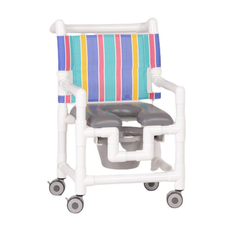 Pediatric Shower Chair Commode with Soft Seat
