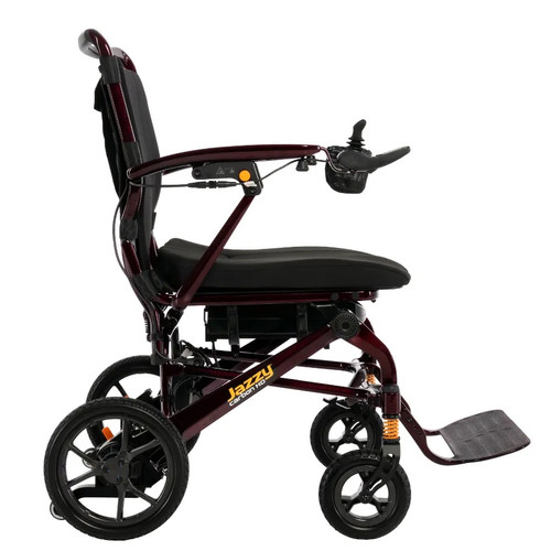 Pride Mobility  Jazzy Carbon HD Heavy-duty Folding Powerchair Side