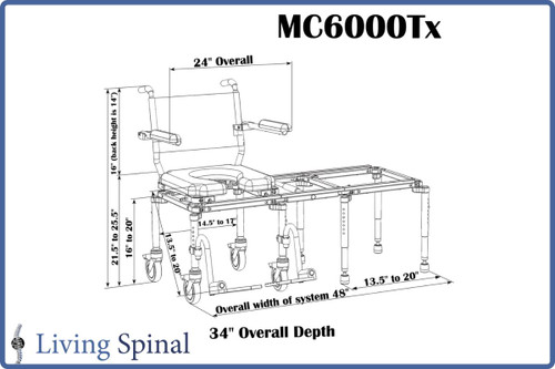 Nuprodx MC6000TX Product Measurement Living Spinal