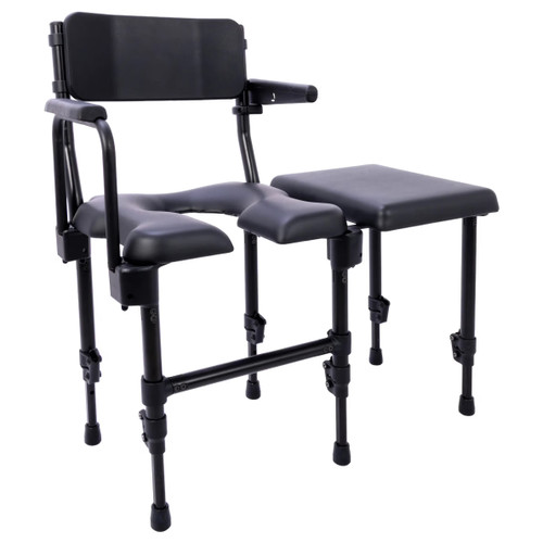 ActiveAid BCB Bath Commode Bench Angled