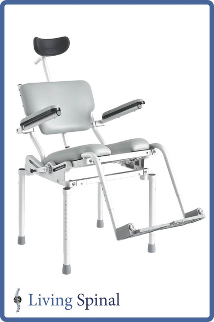 MC3000 Tilt Stationary Shower Commode Chair by Nuprodx Product Overview Living Spinal