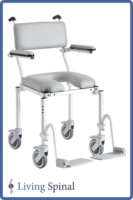 MC4000 Pediatric Mobile Shower Commode Chair by Nuprodx Product Overview Living Spinal