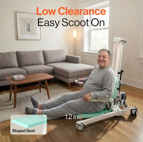 GoRise TX Elderly Transfer Floor Lift Low Clearance