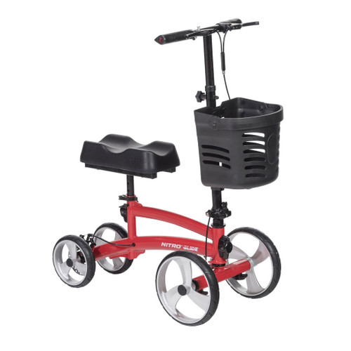 Nitro Glide Knee Walker Main Image Red