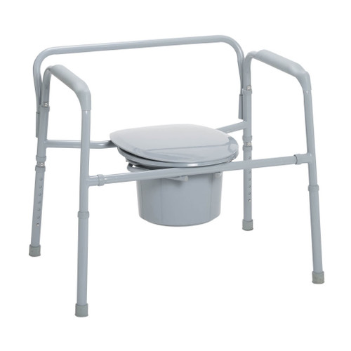 Bariatric Folding Commode Closed Lid