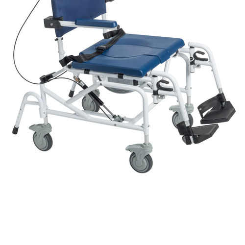 Tilting Aluminum Rehab Shower Chair Commode Leg