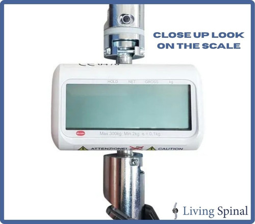 Invacare BLS5 RS300 Patient Scale Product Close up Look on the scale Living Spinal