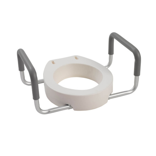 Premium Raised Toilet Seat with Removable Arms Main Image Regular