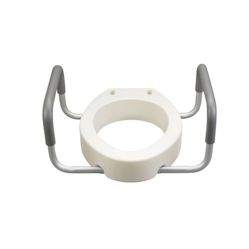 Premium Raised Toilet Seat with Removable Arms Main Image Elongated
