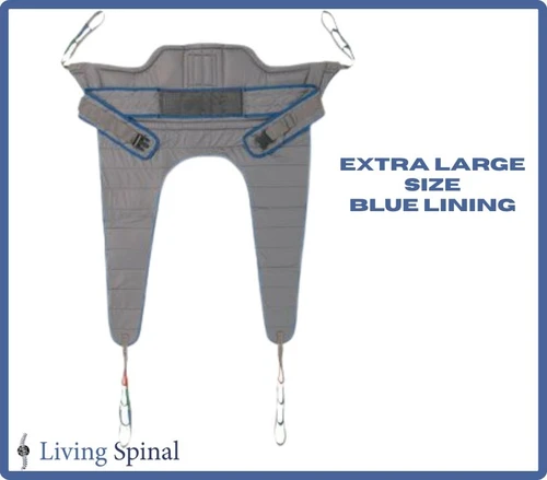 Invacare Premier Transfer Assist Sling Extra Large Blue Living Spinal
