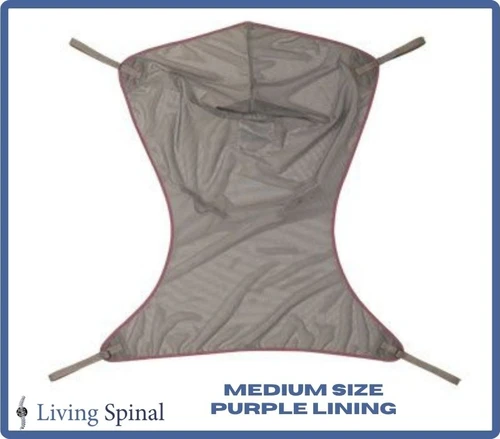 Invacare Premier Comfort Sling in Net Fabric without Commode Opening Medium Living Spinal