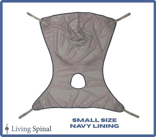 Invacare Premier Comfort Sling in Net Fabric with Commode Opening Small Living Spinal