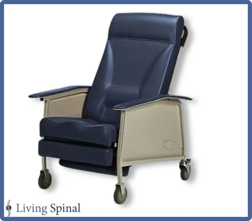 Invacare Deluxe Wide 3-Position Recliner Color Blueridge Living Spinal