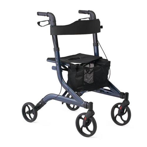 Medline Contemporary-Style Rollator Navy Blue