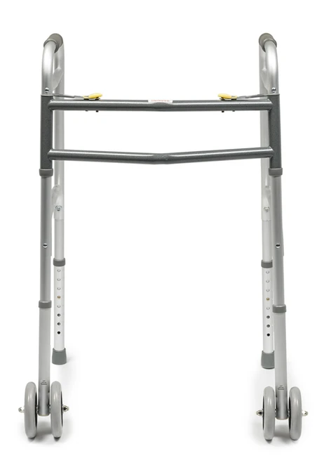 Lumex Imperial Collection Dual Release X-Wide Folding Walker Front View