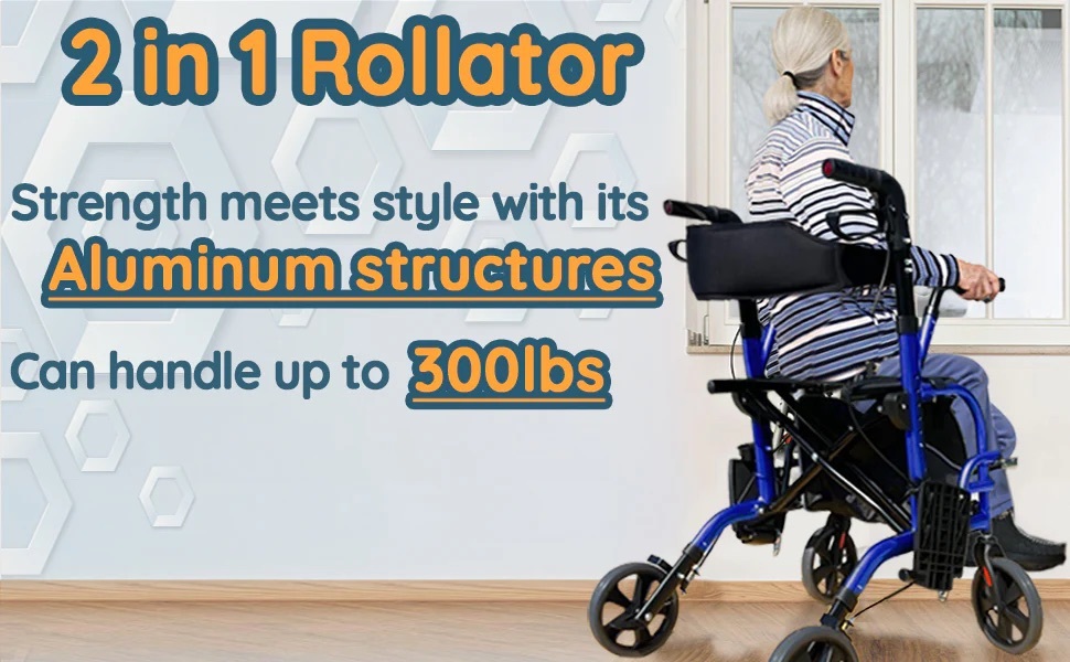 DayWalker Rollator Technical Dimensions Diagram
