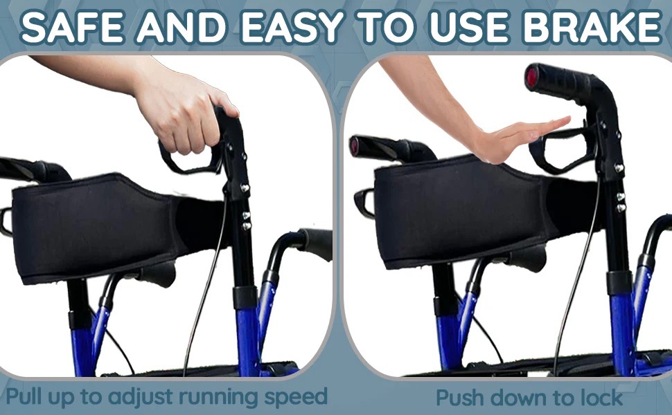 DayWalker Rollator Technical Dimensions Diagram